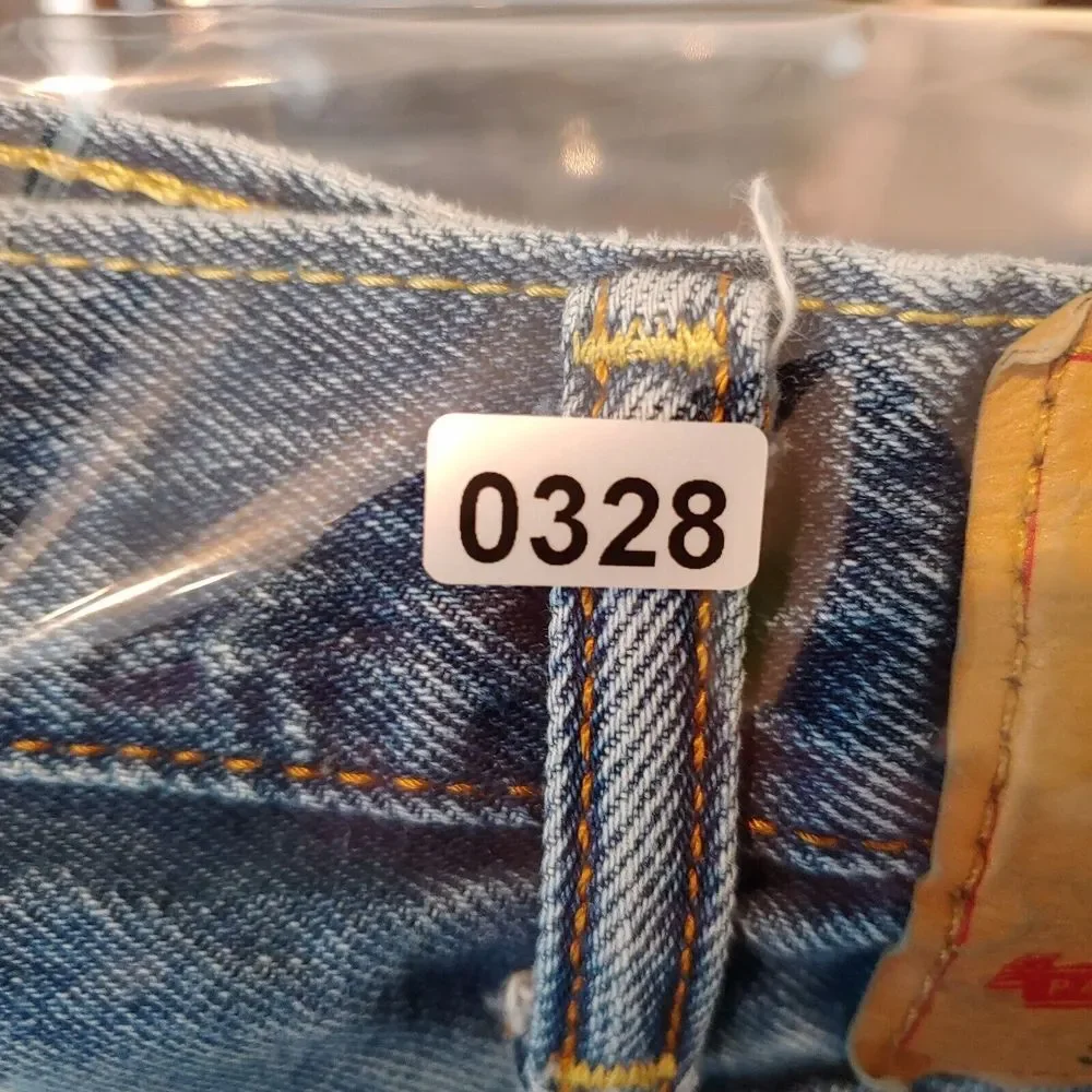 Levis 505 Jeans Mens 37x30.5 (Tagged 38x32) Blue Regular‎ Fit Straight Leg Denim